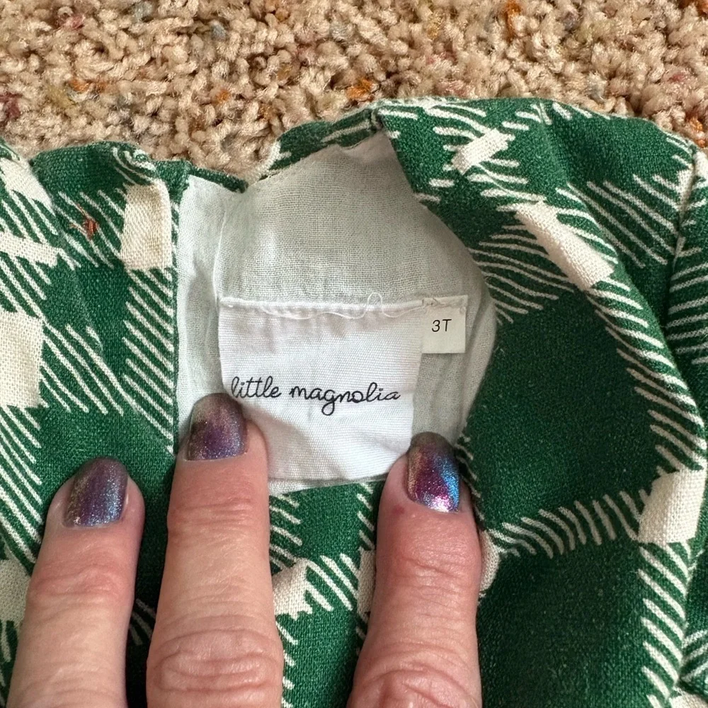 3T Little Magnolia Ruffled Bottom Dress
